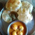 Sreyashee Mandal's cooksnap of when they made কচুরি আলুর দম (kochuri alu dom recipe in bengali).