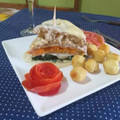 El cooksnap de Guillermo Pizarroso De Iquique cuando hizo Torta de verduras en salsa Blanca...👏👏.