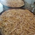 El cooksnap de Natalia Gomez cuando hizo Masa base para pastas caseras.
