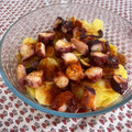 El cooksnap de Marieta cuando hizo Pulpo a la gallega.