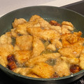 El cooksnap de Alfons Martín cuando hizo Filetes de pechuga de pollo al ajillo.