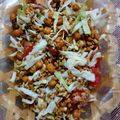 Anita Uttam Patel's cooksnap of when they made Sprouts  chana chat.