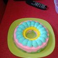 Cooksnap dari ayu rosnia untuk resep Rainbow Cake Kukus
