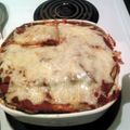 meagan.cameron88's cooksnap of when they made Three Cheese Eggplant Lasagna.