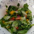 Cooksnap Sanadi Abu Bakar semasa beliau membuat Salad tomato.