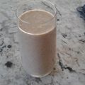 joel12's cooksnap of when they made M&N's Chocolate chip peanut butter healthy smoothy.