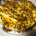 El cooksnap de Anita cuando hizo Cheesecake de maracuyá.