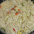 El cooksnap de rcastillamedina cuando hizo Espaguetis con pollo al curry.