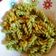 El cooksnap de Gretty Salazar cuando hizo Pasta corta con aguacate y maíz.