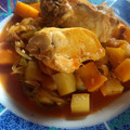 El cooksnap de Rodrii Robles cuando hizo Pollo a la portuguesa rico y light.