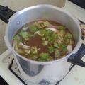 El cooksnap de Roger R. De Anda cuando hizo caldo de camaron.