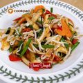 Cooksnap Mahadiah semasa beliau membuat Tumis taugeh.