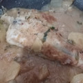 El cooksnap de Sylvie Guillard cuando hizo Colita de rape con patatas en salsa verde.