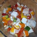 El cooksnap de PLAY EMDO cuando hizo Ceviche con limón, cebolla roja y pimiento verde.