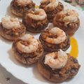 El cooksnap de Manolo Guerrero cuando hizo Champiñones Rellenos de Gambones al Ajillo 🧄.