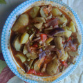 El cooksnap de Sara Diz cuando hizo Estofado de sepia con guisantes, alcachofas y patatas de mi amiga Roser.