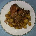 El cooksnap de Al cuando hizo Pollo al vino tinto con mostaza.
