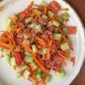 El cooksnap de Alberto del castillo cuando hizo Ceviche de pescado.