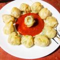 Chanda shrawan Keshri का कुकस्नैप जब उन्होंने वेज मोमो (veg momo recipe in Hindi) बनाया था।