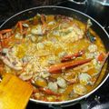 El cooksnap de Ana Perez cuando hizo Arroz con bogavante.