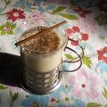 El cooksnap de Andrea Fernanda Martinez cuando hizo Licuado de Banana, con Leche, Avena y Chía.