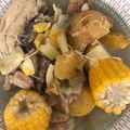 El cooksnap de Dina Luz cuando hizo Sancocho de Gallina.