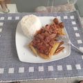 El cooksnap de Wilson Cano cuando hizo Saltado de pollo.