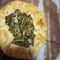 El cooksnap de Estefania cuando hizo Galette de setas y trigueros.