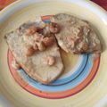 El cooksnap de Axlrose cuando hizo Emperador encebollado con gambas.