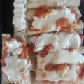 El cooksnap de Karem Figueroa cuando hizo Canelones de carne y de pollo.