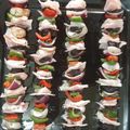 El cooksnap de Sisi Spiegel cuando hizo Brochettes de pollo y verduras.