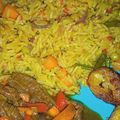 fatima mahmoud's cooksnap of when they made Fried rice with shredded beef soup.