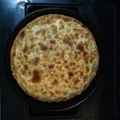 El cooksnap de Isa Machado cuando hizo Torta de ricota y puerros.