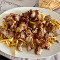 El cooksnap de Juan Luis cuando hizo Mollejas de cerdo.