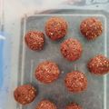 Karen Mcpherson's cooksnap of when they made CHOCOLATE BROWNIE BITES (healthy snacks).