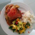 El cooksnap de Dubier Castaño Lopez cuando hizo Pollo en salsa de maracuyá.