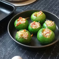 El cooksnap de Norma Chociana cuando hizo Zapallitos rellenos-vegetarianos.