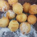 El cooksnap de Marisa Sosa cuando hizo Buñuelos de limón y membrillo.