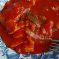 El cooksnap de Marina Garcia del Rio cuando hizo Bacalao con tomate.