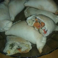 El cooksnap de Oscar cuando hizo Empanadas de pollo.