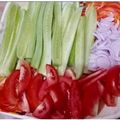Santosh का कुकस्नैप जब उन्होंने मिक्स वेजिटेबल सलाद (Mix vegetable salad recipe in hindi) बनाया था।