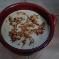 El cooksnap de Paola Garcia Bello cuando hizo Crema de coliflor "a los quesos".