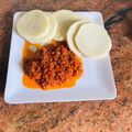Moyosore Matesun's cooksnap of when they made Grated cow skin stew.