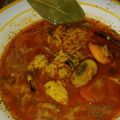 El cooksnap de José Gabriel Sacarés. sakicuinersolidari. cuando hizo Arroz Meloso Campero, con Mejillones.