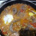 El cooksnap de Gaby Ariana cuando hizo Bifes a la criolla.