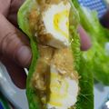 El cooksnap de ISABEL cuando hizo Cogollos con ensaladilla y rulo de queso de piña y almendra.