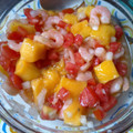 El cooksnap de Martha Hernández cuando hizo Ceviche de camarón con mango.