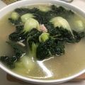 Cooksnap dari Rara untuk resep Soup base chicken bones with spinach