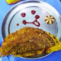 Pooja Sharma का कुकस्नैप जब उन्होंने सिंपल बेसन का चिल्ला (Simple besan ka cheela recipe in hindi) बनाया था।