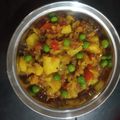Rekha Vora's cooksnap of when they made કોબી બટાકા વટાણા નું શાક (Kobi Bataka Vatna Shak Recipe In Gujarati).